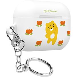 [S2B] KAKAOFRIENDS April Shower Flower AirPods Pro2 Slim case-Apple Bluetooth Earphones All-in-One Case-Made in Korea
